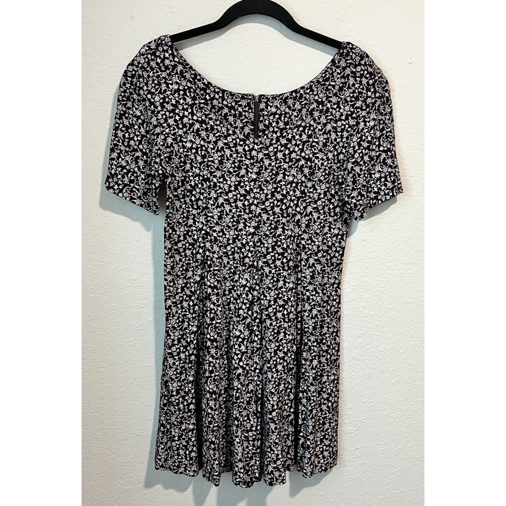 Vintage 90s All That Jazz Romper Juniors XS Purple Floral Y2K Cottagecore Boho